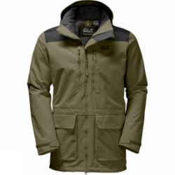 Jack Wolfskin Mens The Pan-American Trek Jacket Burnt Olive